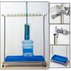 CIRONI Utility Rack for Mops and Brooms,Cleaning Tool Cart Tower Mop Holder Umbrella Stand,Broom and Mop Holder Put Wet Mops Movable Commercial Mop Rack for Garden Garage Organizer Mop Drain Rack view 2