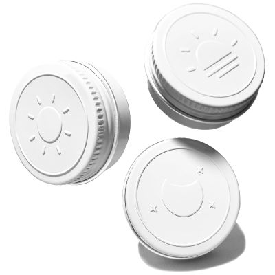 ADHYRO Extra Small Single Pill Box for Purse (3 Pack), Aluminum Screw Top Pill Container, 3 Times a Day Portable Waterproof Single Pill Case for Vitamins, Fish Oils, Supplements (White)