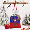Russian Eagle Emblem Flag Christmas Gift Bags Holiday Gift Bags -Christmas Bags For Gifts For Christmas Party Decorations -Christmas Gift Wrap view 4