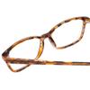 Calabria Ernest 4676 Cat-Eye Reading Glasses +0.75 Demi-Tortoise Havana Yellow Brown Women view 4