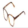 Calabria Ernest 4676 Cat-Eye Reading Glasses +4.50 Demi-Tortoise Havana Yellow Brown Women view 1