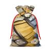 ZISHAK Postal Stationery Delicate Burlap Drawstring Gift Bag-Artisanal Fabric Gift Bag Perfect For Christmas view 2