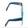 Calabria Ernest 4689 Square Reading Glasses +2.50 Blue Men Women view 3
