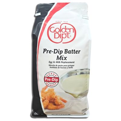 Golden Dipt Seasoned Flour Breading Batter mix, 5 lbs. Single bag (Pre-Dip)