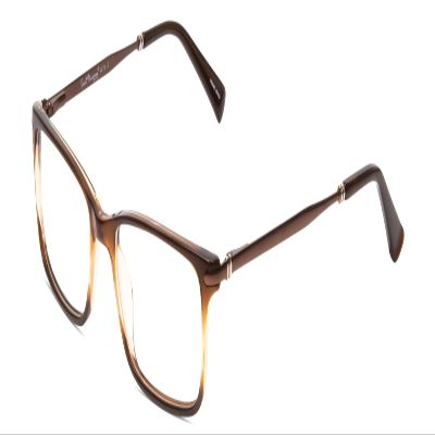 Calabria Ernest 4679 Square Reading Glasses +1.75 Brown Honey Clear Gradient Mist Men Women