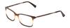Calabria Ernest 4679 Square Reading Glasses +1.75 Brown Honey Clear Gradient Mist Men Women view 1