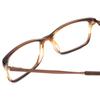 Calabria Ernest 4679 Square Reading Glasses +1.75 Brown Honey Clear Gradient Mist Men Women view 4