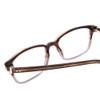 Calabria Ernest 4811 Cat-Eye Reading Glasses +0.75 Brown Tortoise Havana/Grey Crystal Layered Men Women view 4