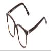 Calabria Ernest 4811 Cat-Eye Blue Light Blocking Reading Glasses +4.00 Black/Auburn Brown Yellow Tortoise Havana Men Women view 1