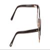 Calabria Ernest 4811 Cat-Eye Blue Light Blocking Reading Glasses +4.00 Black/Auburn Brown Yellow Tortoise Havana Men Women view 2