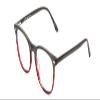 Calabria Ernest 4812 Round Reading Glasses +2.75 Forest Green/Amber Brown Crystal Fade Women view 1