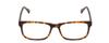 Calabria Ernest 4807 Square Reading Glasses +1.50 Matte Yellow Brown Tortoise Havana Men Women view 2