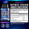 Extra Strength Nitric Oxide Booster 3000mg - 3X L-Araginine AKG & HCI + L-Citrulline Malate - Best Muscle Supporting Nitric Supplement - Natural Energy, Heart Health Support Bottled USA - 240 Capsules view 2