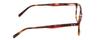 Calabria Ernest 4815 Cat-Eye Blue Light Blocking Reading Glasses +1.00 Amber Brown Tortoise Havana Women view 2