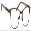 Calabria Ernest 4822 Cat-Eye Reading Glasses +3.00 Brown Women view 2
