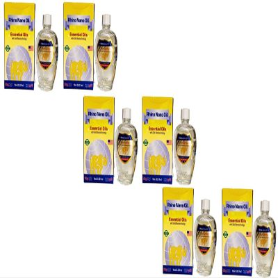 3 Packs - Twin Rhino Nano Essential Oil - 6 Chai Dau Con Te Giac Cong Nghe Nano - 10mL per Bottle with 6 Bottles per Order - Made in U.S.A.