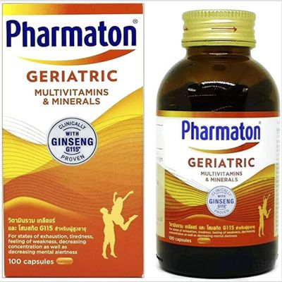 2 Boxes Geriatric PHARMATON Multi Vitamins Mineral Ginseng G115 Prophylaxis Age