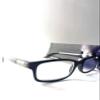 Foster Grant Reading Glasses by Magnavision. Black. Rectangular. Boston. Flexible Hinge Temples +2.00 view 3