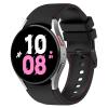 DKEnjoy Watch Band Compatible for Samsung Galaxy Watch 6/5/4, 6 Classic, 5 Pro 45mm, 4 Classic, 3 41mm Strap, Silicone Adjusted Replacement Wristband (Large, Black/Red) view 1