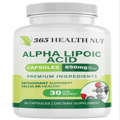 365 Health Nut Alpha LIPOIC Acid 650mg