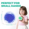 Boo Boo Hot Cold Ice Packs for Pain Relief, Lunch Bags Ice Packs, Reusable Gel Ice Pack for Kids Injuries, Fever, Wisdom Teeth, Tired Eyes, Headaches (8 Colors  Round) view 2