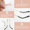 1 Pair Metal Glasses Replacement Arms and Multifunctional 3 in 1 Screwdriver Glasses Repair ToolsEyewear Frame Temple Replacement Accessories for Thin Metal Glasses, SunglassesRose Gold view 3