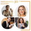 JO Progressive Multifocus Reading Glasses Men Women - No Line Progressive Reader Half-Rim for Mid-Near (Black/Tortoise, 1.50, x) view 2