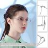 1 Pair Metal Glasses Replacement Arms and Multifunctional 3 in 1 Screwdriver Glasses Repair ToolsEyewear Frame Temple Replacement Accessories for Thin Metal Glasses, SunglassesSilver view 4