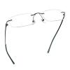 LifeArt Pure Titanium Frame Glasses/Blue Light Blocking Reading Glasses, Reduce Eyestrain, Stylish for Men and Women(Grey,+1.50 Magnification) view 1