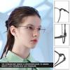 1 Pair Metal Glasses Replacement Arms and Multifunctional 3 in 1 Screwdriver Glasses Repair ToolsEyewear Frame Temple Replacement Accessories for Thin Metal Glasses, SunglassesBlack view 4