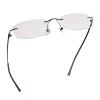 LifeArt Pure Titanium Frame Glasses/Blue Light Blocking Reading Glasses, Reduce Eyestrain, Stylish for Men and Women(Grey,+1.50 Magnification) view 1