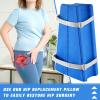 DoubleFill Hip Abduction Pillow Hip Surgery Pillow Hip Surgery Recovery Supplies Comfortable Support Hip Replacement Pillow with Strap and Cover for Legs Reducing Pain view 3