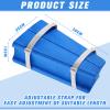 DoubleFill Hip Abduction Pillow Hip Surgery Pillow Hip Surgery Recovery Supplies Comfortable Support Hip Replacement Pillow with Strap and Cover for Legs Reducing Pain view 4