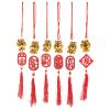 LUOZZY 6Pcs 2024 Chinese New Year Pendants Spring Festival Hanging Ornament Dragon Year Bonsai Pendant Potted Plant Pendants view 1