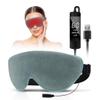 KOVNLO Heated Eye Mask, Washable USB Electric Moist Heat Warm Compress for Eyes, Eye mask with Flaxseed for Dry Eyes, Blepharitis, Chalazion, MGD, Stye Eye Treatment view 1