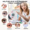 KOVNLO Heated Eye Mask, Washable USB Electric Moist Heat Warm Compress for Eyes, Eye mask with Flaxseed for Dry Eyes, Blepharitis, Chalazion, MGD, Stye Eye Treatment view 2
