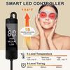 KOVNLO Heated Eye Mask, Washable USB Electric Moist Heat Warm Compress for Eyes, Eye mask with Flaxseed for Dry Eyes, Blepharitis, Chalazion, MGD, Stye Eye Treatment view 3