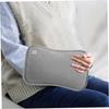 Electric Hot Water Bottle with Flannel Cover 3 Heat Settings Foldable USB Rechargeable Hot Water Bag Rechargeable Hot Water Bottle Washable Bed Warmer Automatic Power-Off Hand Warmers for Winter Gif view 3