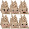 Wovnet 36 Pcs Easter Burlap Bags for Kids Bulk 4'' x 6'' Easter Treat Sacks Bags with Drawstring Rabbit Ear Cute Bunny Goodie Gift for DIY Project Basket Candy Party Favor Hunt Stuffer view 1