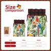 ZISHAK Toucans Parrot Palm Tree Leaves Fabric Gift Bag-Delicately Styled For Special Occasions-Ideal For Festival,Anniversaries view 4