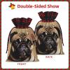 ZISHAK Pug Dogs Fabric Gift Bag-Delicately Styled For Special Occasions-Ideal For Festival,Anniversaries view 3