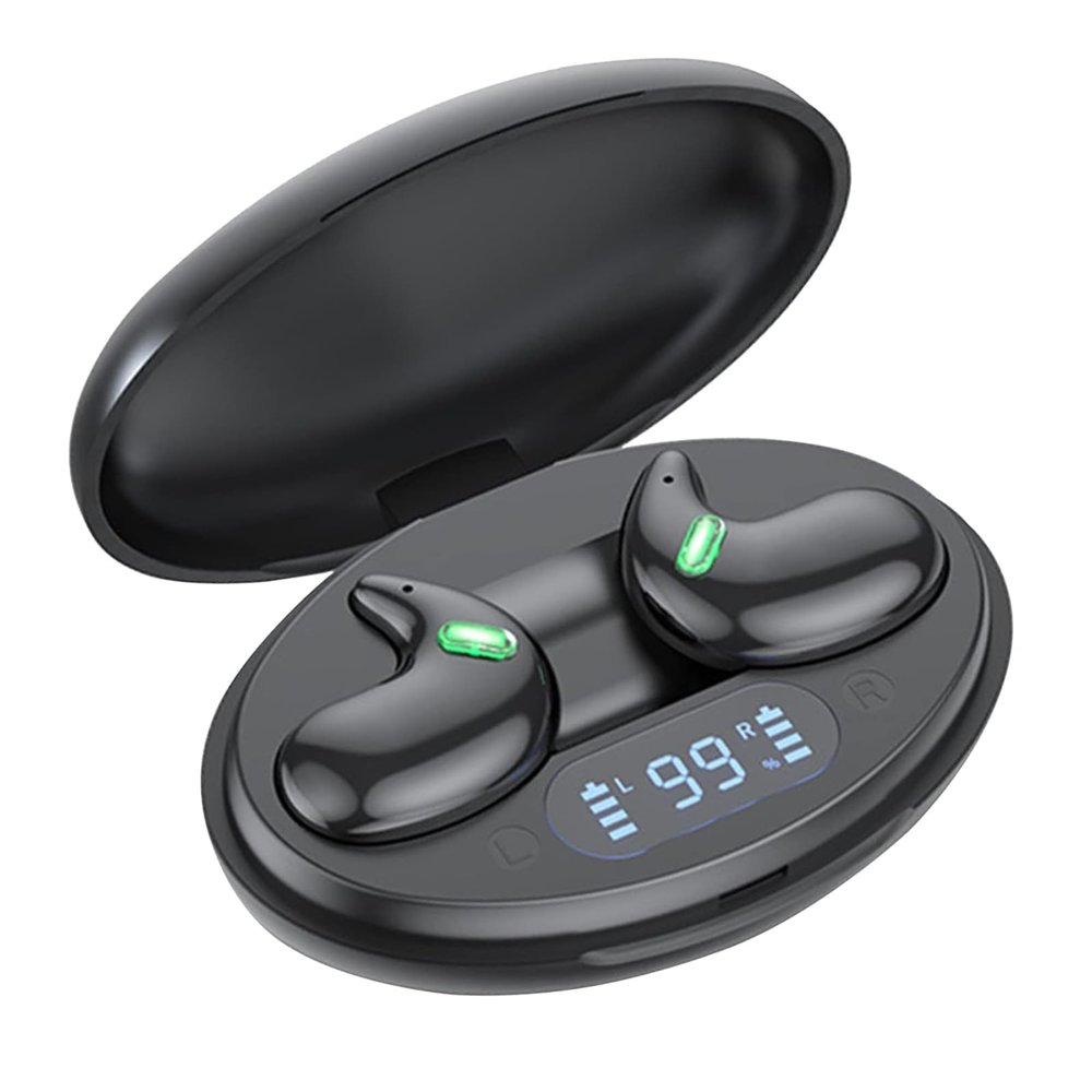 Soveign Sleep Earbuds Side Sleeper Snoring Perfect for Side Sleepers Bluetooth 5.2 Noise Cancelling Earbuds for Sleep with Charging Box Reusable Earplugs for Sleeping Snoring
