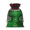 ZISHAK Green Football Field Fabric Gift Bag-Delicately Styled For Special Occasions-Ideal For Festival,Anniversaries view 2