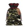 Abstract Camouflage Artistic Patchwork Burlap Gift Bagspremium Fabric Gift Bags For Holidays And Celebrations view 1