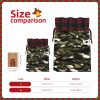 Abstract Camouflage Artistic Patchwork Burlap Gift Bagspremium Fabric Gift Bags For Holidays And Celebrations view 4