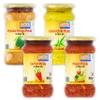 Ashoka 1932 | All Natural Pickle in Olive Oil | Traditional Indian Achaar | Pickle Sampler | Popular Indian Condiment | Medium Spiced | Vegan | Kosher Certified | Pack of 4