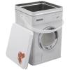 VILLCASE Laundry Powder Container Washing Machine Shape Portable Storage Barrel with Handle for Detergent and Laundry Beads Organizer 8.77X5.98X5.98 Inch view 2