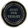 1 Year NA Style Clean Time Medallion Aqua Zircon Crystal Black Tri-Plate Chip view 2