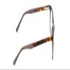 Calabria Ernest 4823 Square Reading Glasses +1.75 Grey Crystal/Brown Tortoise Havana Fade Men Women view 3