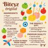 Biteyz Original Turkish Delight, Vegan Candy Gift Box - Assorted Gourmet Fruit Snacks with Lemon, Apple, Orange, Pomegranate, and Raspberry Flavors, 36 Pieces of Luxury Handmade Vegan Treats view 3